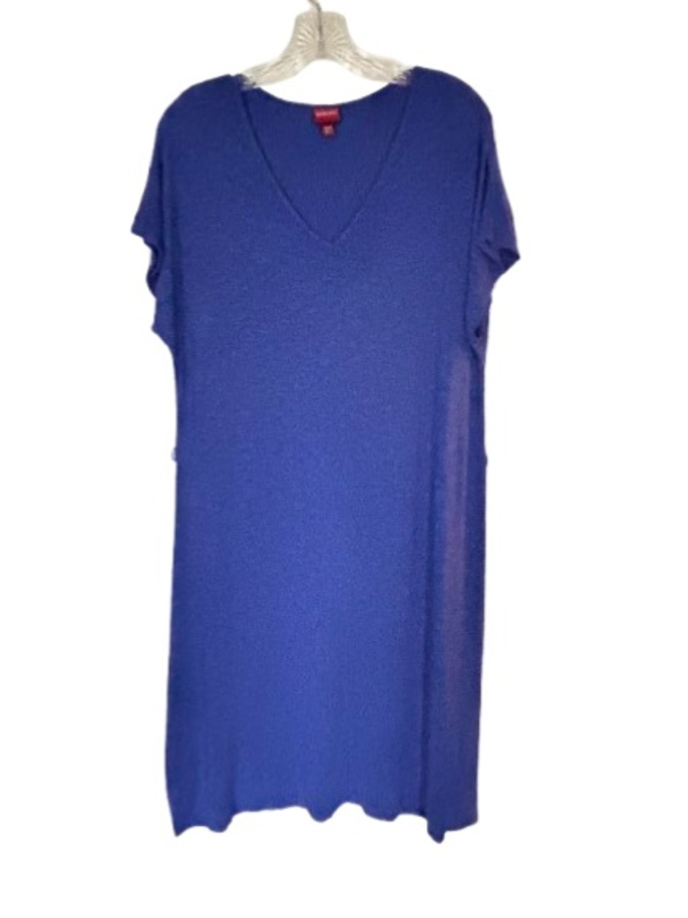 MERONA Royal Blue Short Sleeve T-Shirt Dress A-Line Stretchy Coverup Swingy Med